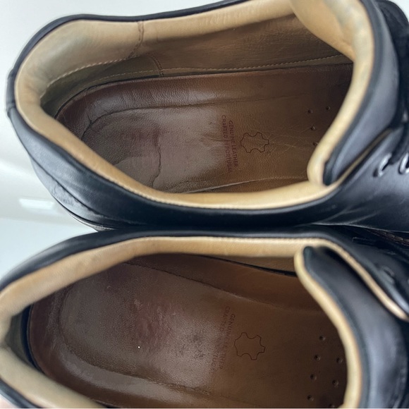 SAMUEL HUBBARD Men’s Black Leather Vibram DressFast Plain Toe Oxford Shoes - Picture 13 of 13